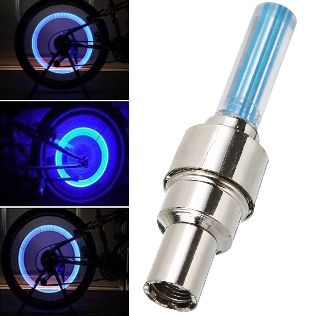 2pcs led flash tyre wheel valve cap light LED Flash Light for motorbike car Bicycle