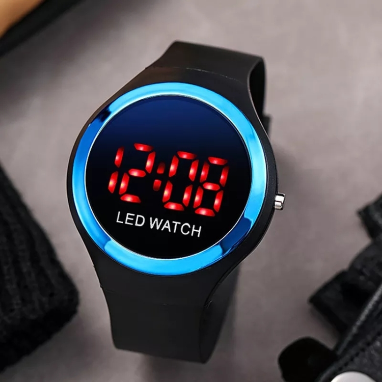 New Model Round Touch Led Digital Watch For Sport Wear For Boy's/Girl's