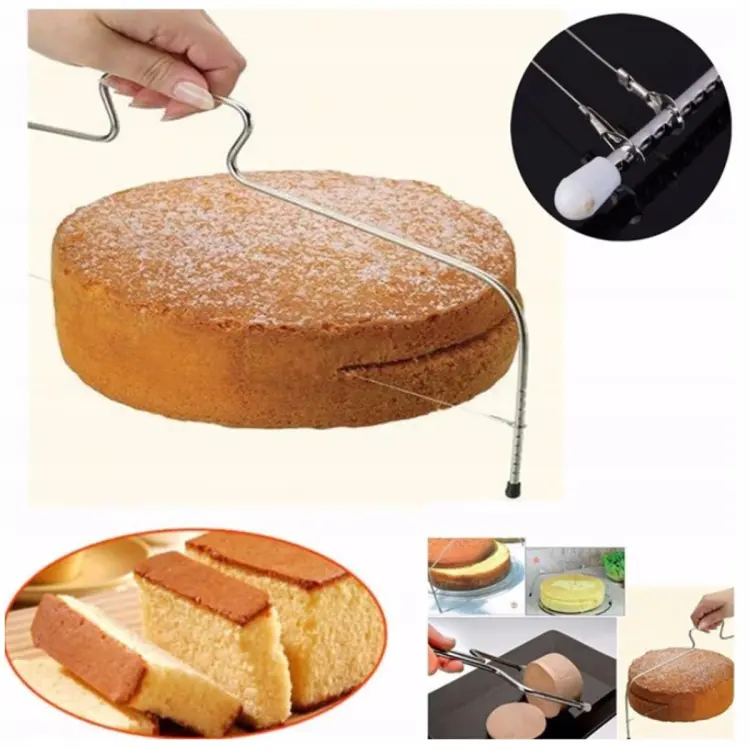 Snapklik.com : WiuCYS XL Adjustable Cake Layer Cutter Leveler Slicer For  6-16 Inch Large Layer Cakes