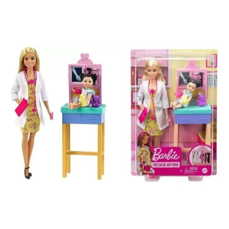 Barbie Pediatrician Playset Blonde Doll GTN51