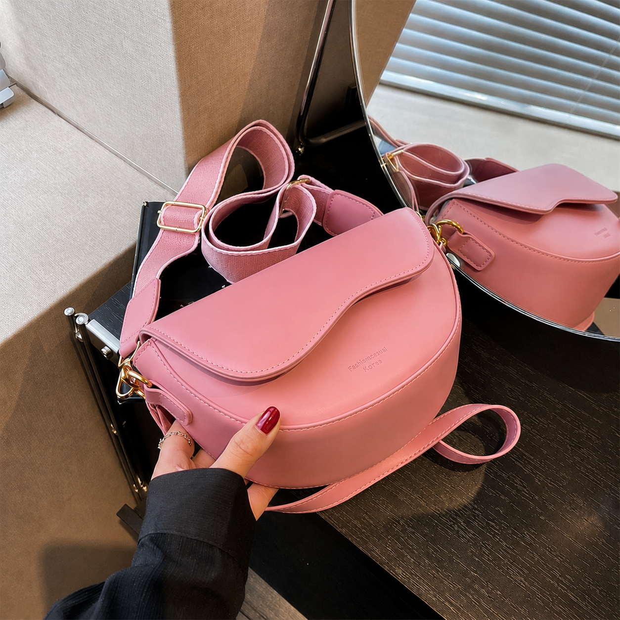 Sheen Handbag for girls - Bags for girls - Leather Bag for women - Shoulder bags for ladies - casual handbag - Phone pouch - Crossbody & Shoulder bag for gift - Purse for girls