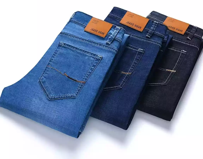 blue denim stretchable soft jeans pants 