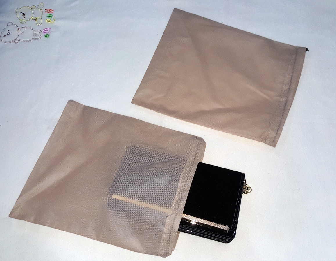 3 Pcs (12 x 10 inch) Ladies Handbag Organizer (Clutch Storage Bag - Purse Storage Bags)