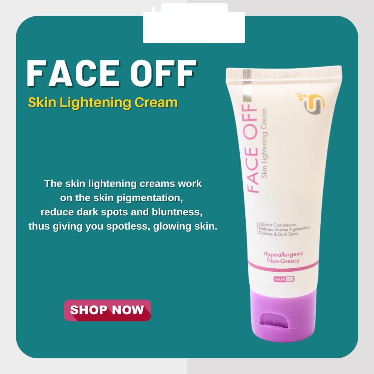 Face Off Cream | Moisturising Skin Care | 30g