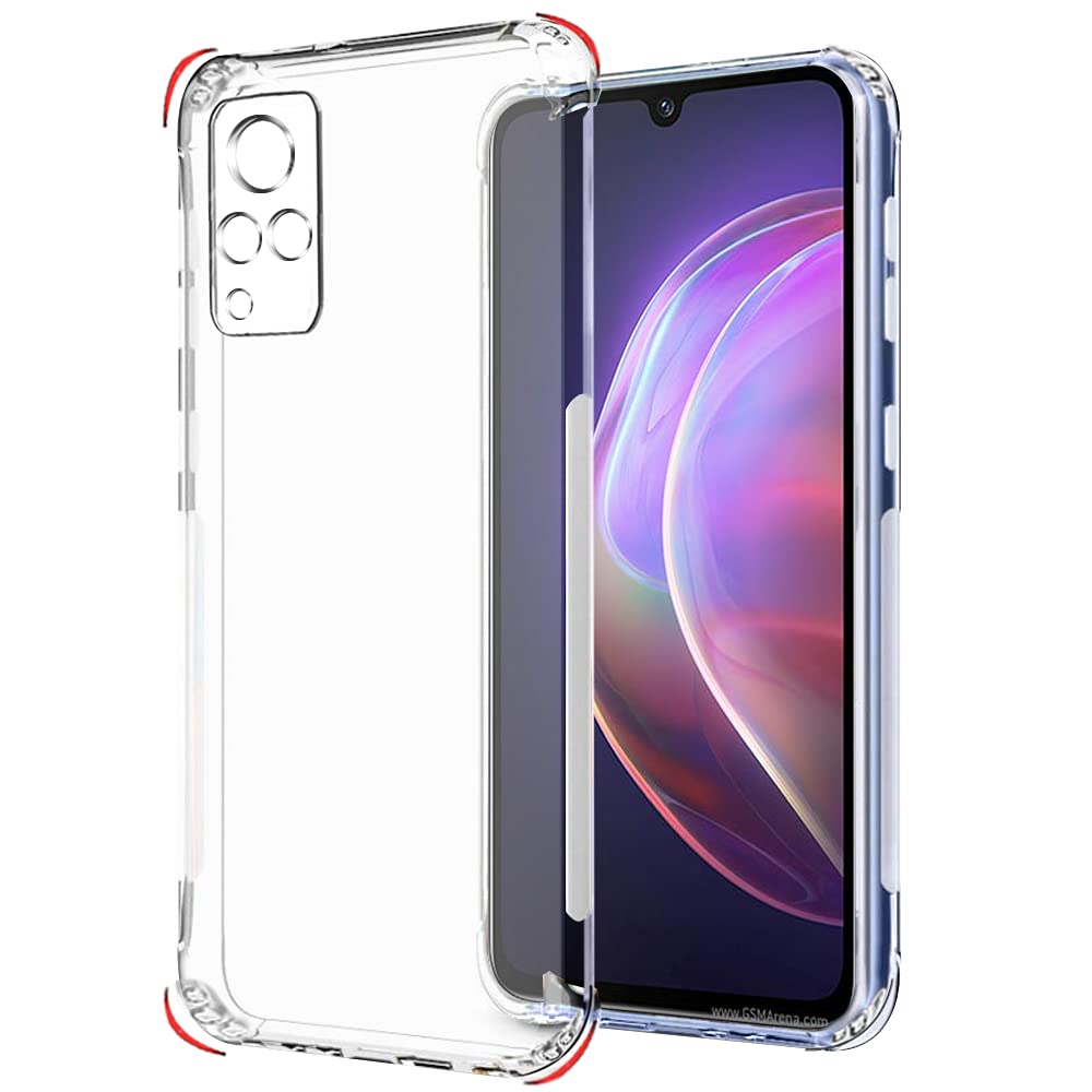 Transparent Back Cover for Vivo V21E and Y73 2021 with Camera Protection