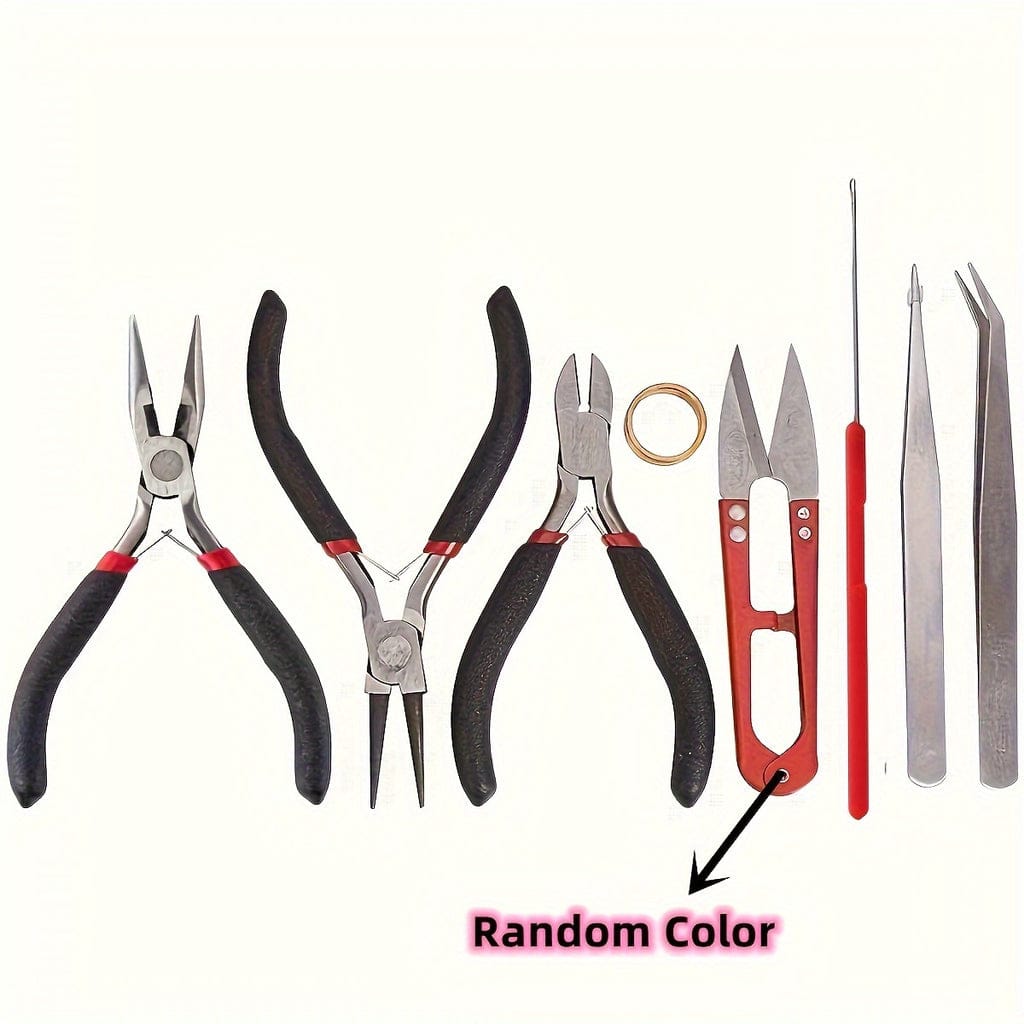5-in-1 Jewelry Making Repair Tool Kit – Precision Pliers & Craft Tools Set