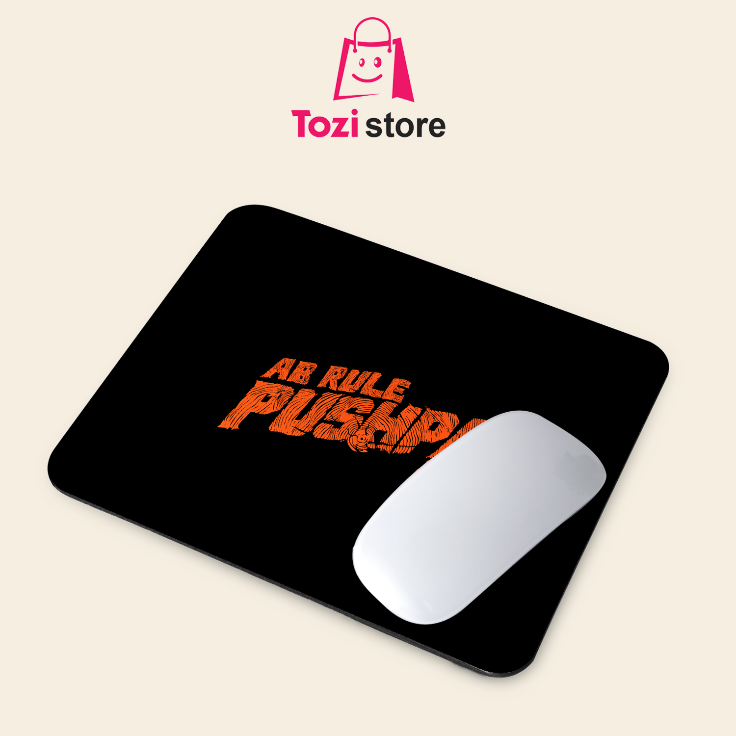 Gaming Mouse Pad Premium 8" x 6.5 Thick Non-Slip Rubber Base, Smooth Cloth Surface for Precision Control - Tozistore price in Pakistan