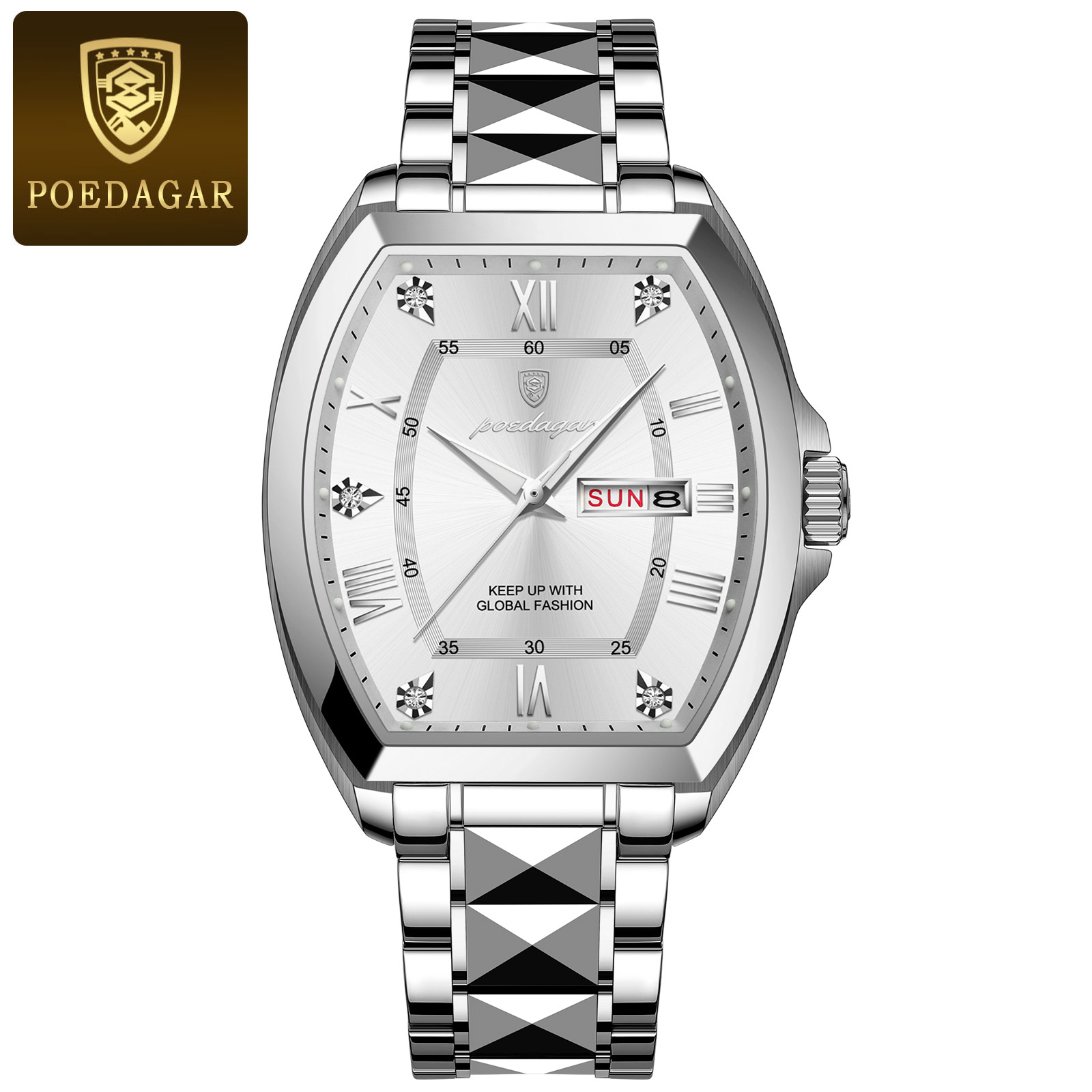 Men's Fashion Calendar Timepiece Steel Watch main image 1