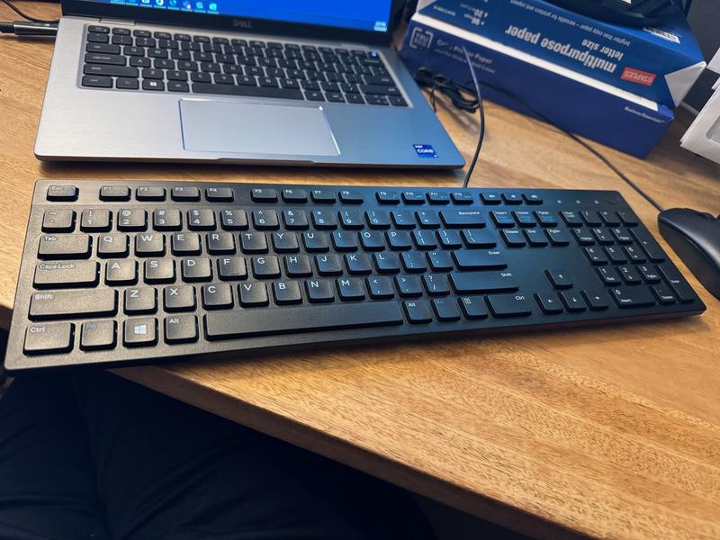 Multimedia Keyboard DELL KB216 KB USB wired  - US International (QWERTY) - Black