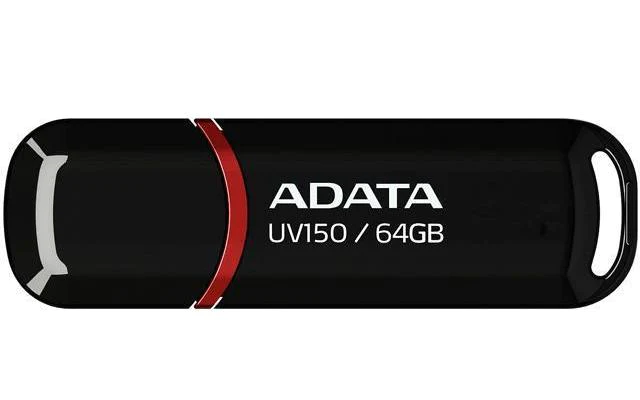 ORIGINAL ADATA 64GB USB 3.2 FLASH DRIVE UV150 BLACK | Generation 1