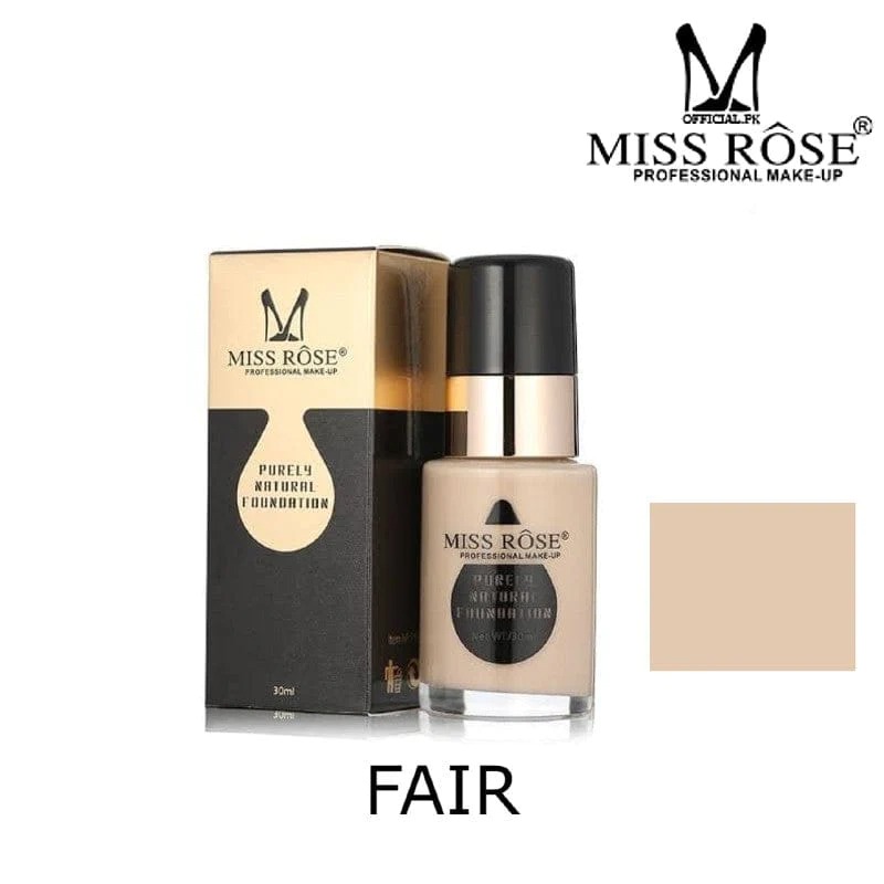 Waterproof Moisturizing Oil Free Full Coverage Deep Whitener Liquid Foundation 30Ml