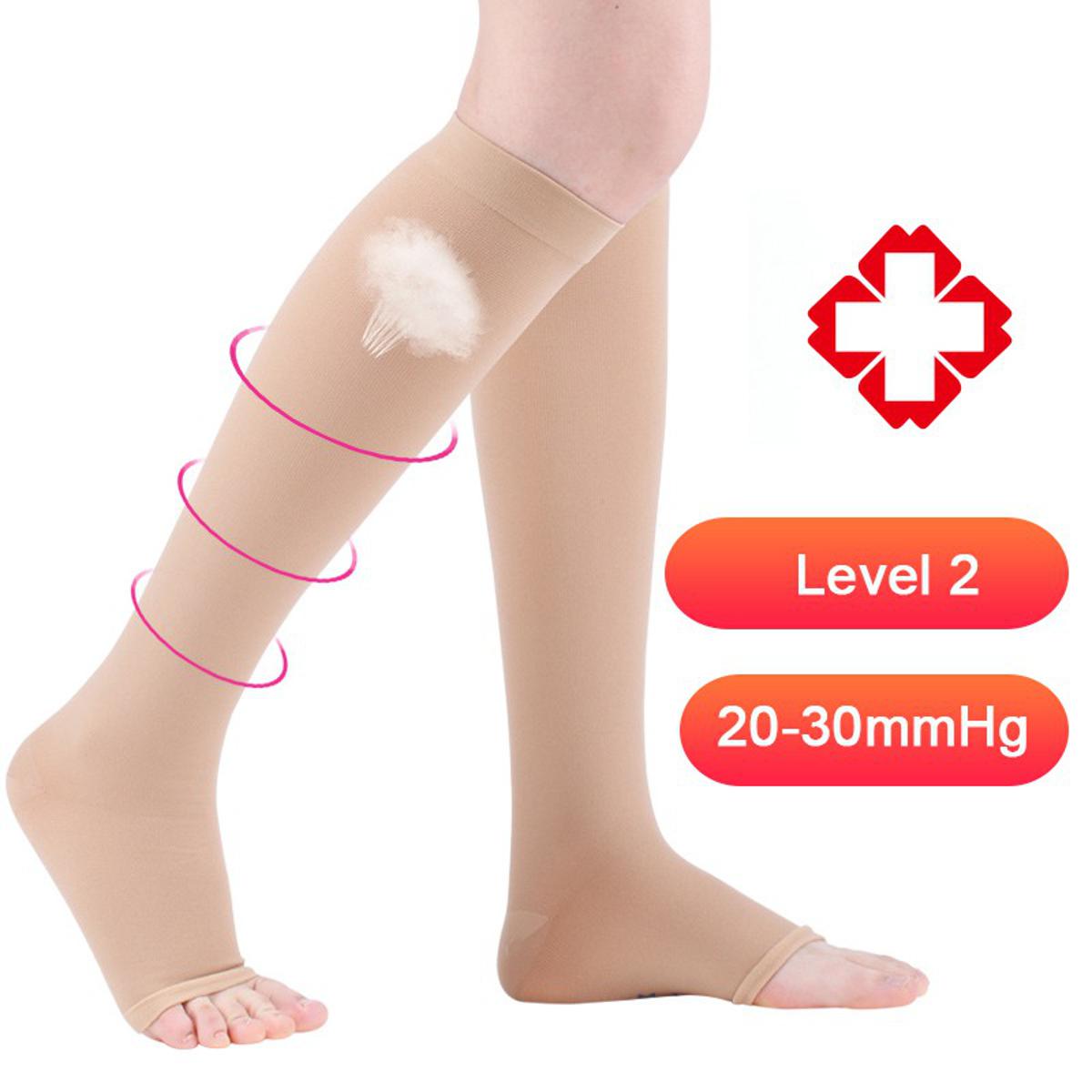 20 Pair Medical Compression Socks Varicose Veins Knee High ...