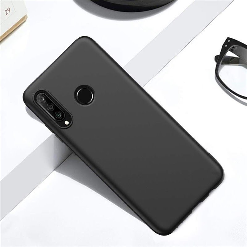 Huawei P30 Lite Matte Black Soft Silicon Back Cover