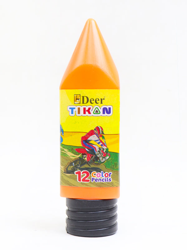 Cut Price Pack Of 12 Deer Color Pencils Daraz.pk