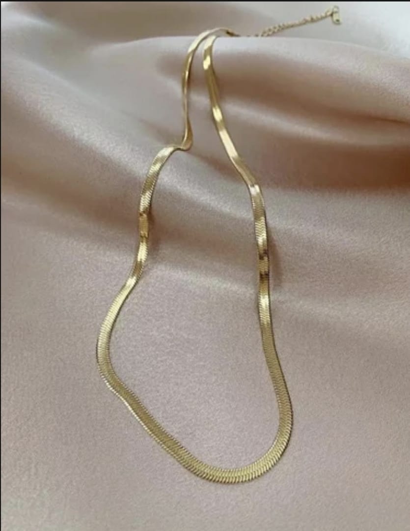 Life Time Color Warranty Snake Silver Chain 3mm /55cm, (22 Inches) in Stainless Steel  For Man