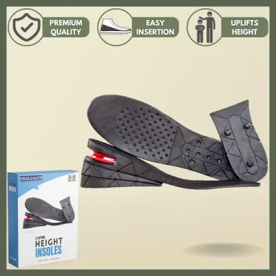 Height increase insoles hot sale 3 inches