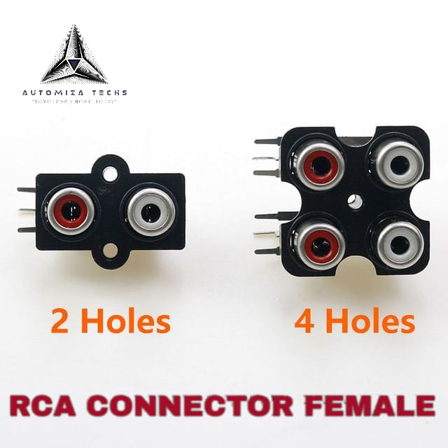 RCA Female Stereo Audio Jack Socket Connector