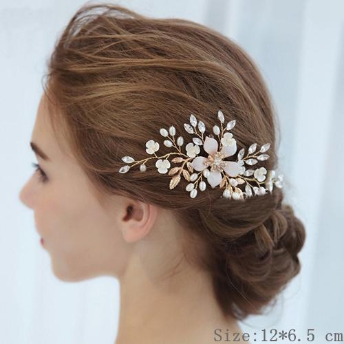 Wedding Hair Styles Hairstyle With Pearl Hair Clip Fancy Hair