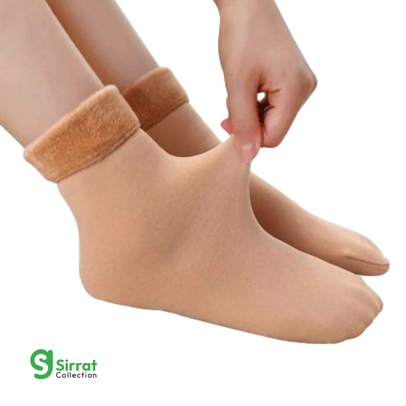 Ladies Wool Socks for Winter - Thermal, Soft Velvet Boots, Warm and Comfortable