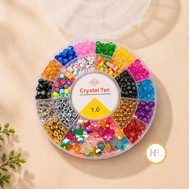 DIY Pearls Kit for Girls | Pearls and Beads Kit with Charms | DIY Bracelet Kit with String | DIY Jewellery Making Kit Beads Box | DIY Bracelet Kit for Kids & Boys | DIY Jewellery Making Kit with Charms | DIY Crafts Items Kit | Low Price DIY Kit