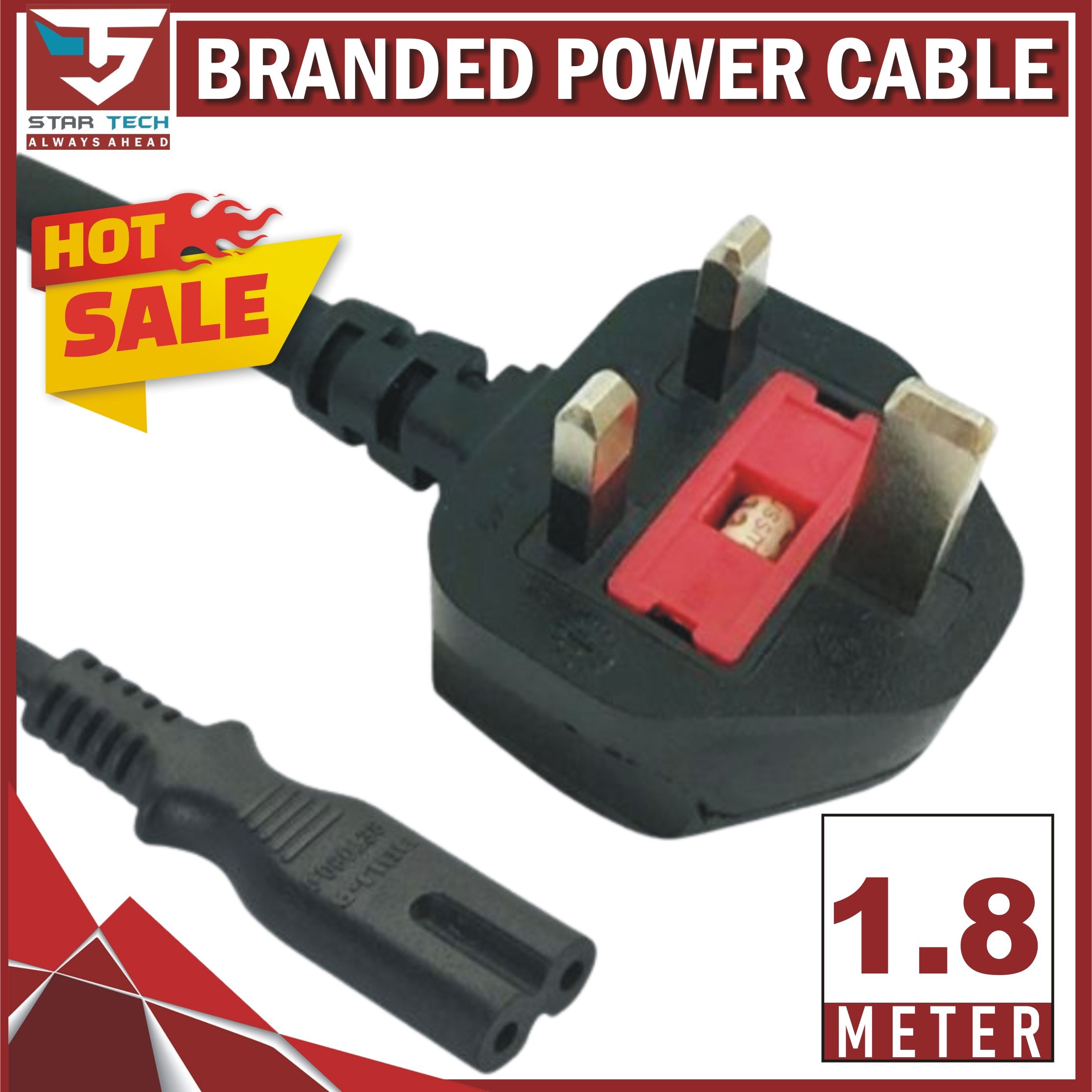 UK POWER CORD 2 PIN