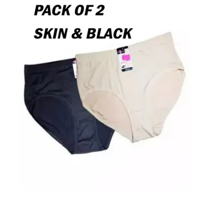 Pack of 2-Premium Soft Cotton Jersey Panties / Underwear For Women _ Girls  (Extra Soft n Stretchable)