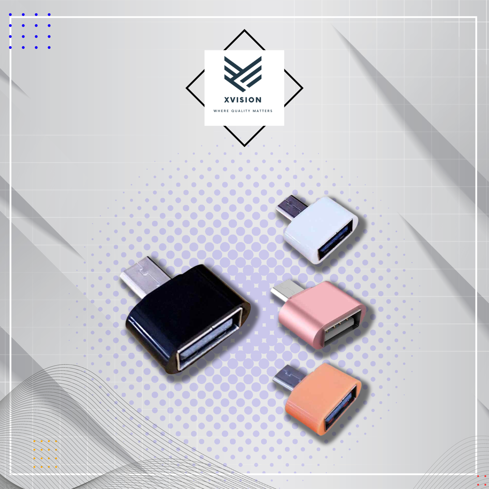 XVision USB OTG Converter For Smartphones