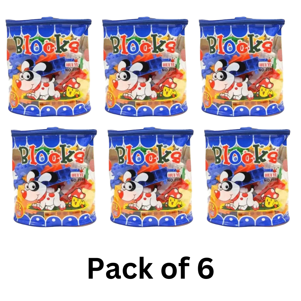 Educational Building Blocks – 51 Pcs Construction Set for Kids – Safe & Durable Plastic – Creativity & Imagination Booster – Fun & Learning Toy – Colorful DIY Blocks – Best Gift for Toddlers & Children