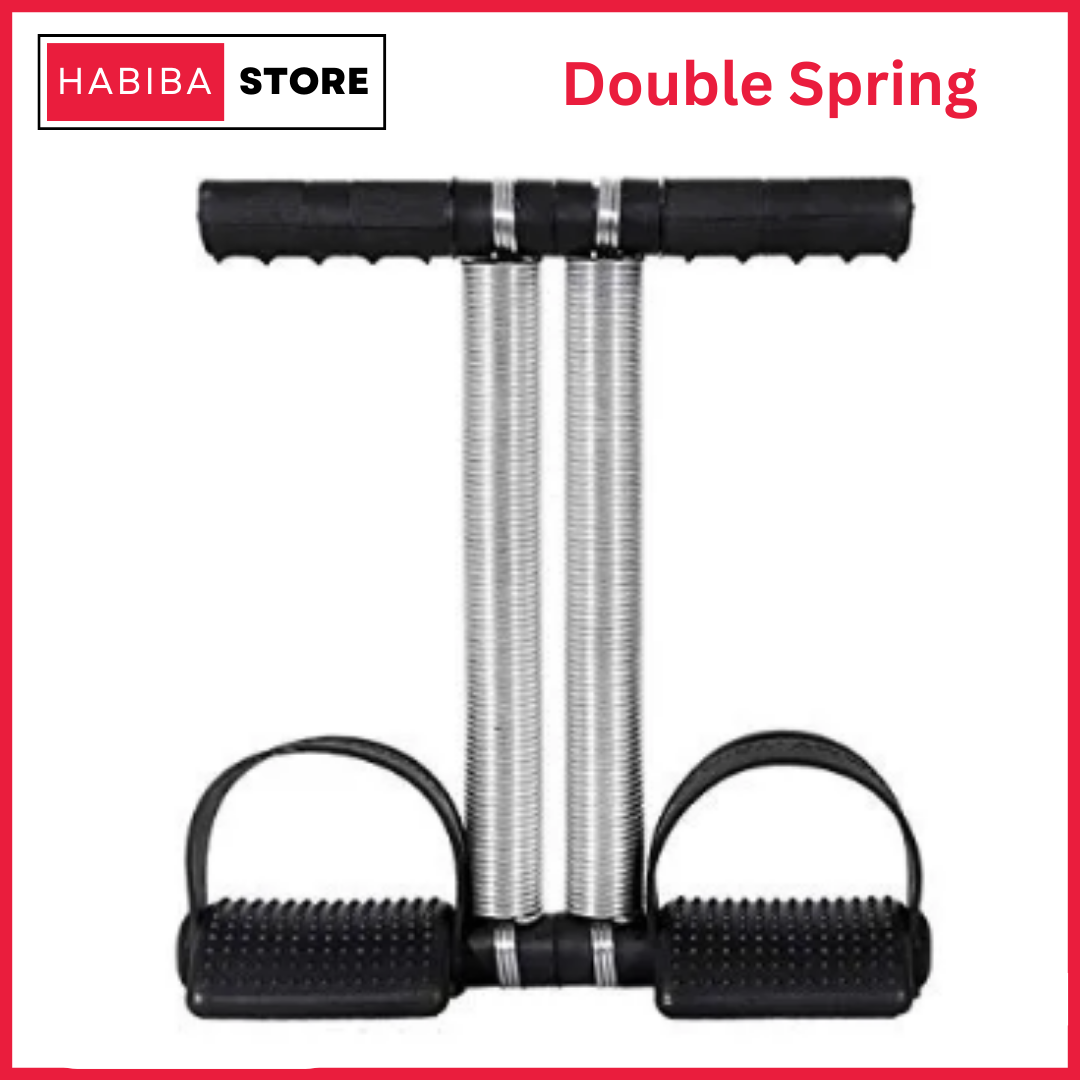 Tummy Trimmer Double Spring High Quality Belly Fat Burner Body Fitness Weight loss Machine Home Gym For Men and Women Exercise equipment