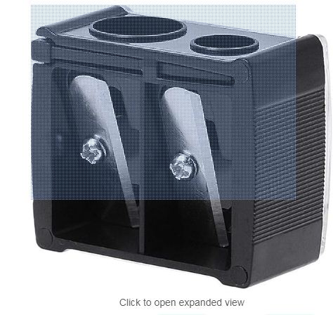Makeup Sharpener, Double Makeup Sharpener, 2 Holes Dual Sharpener Eye Makeup Pencil Sharpener, Portable Dual Sharpener Cosmetic Sharpener, Lip Liner Eyeliner Pen Tool