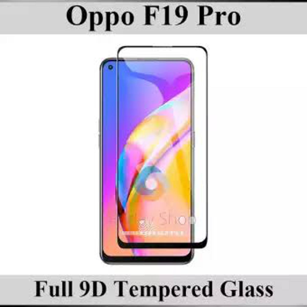 Oppo_F19 Pro 9D/11D/21D Temper Glass Front Screen Protector 100% original price in Pakistan