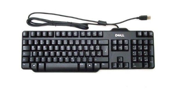 Delle L100 Full-Size USB Keyboard (Wired) - with Premium Box Packing