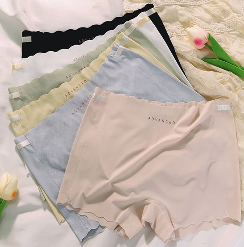 Women Seamless Boyshort Panties – Ice Silk Soft Underwear | Breathable, Invisible & Free Size Fit
