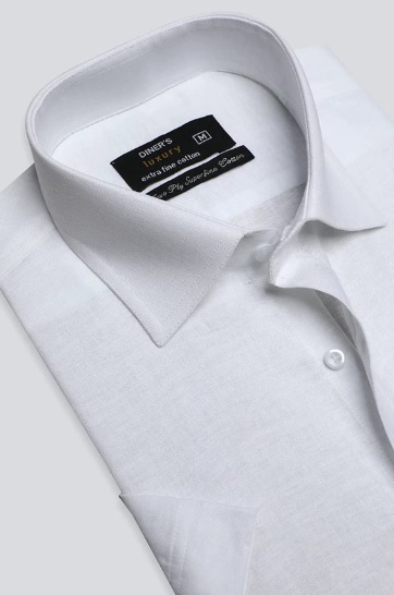 White Mens Formal Shirt | Dress Shirts For Men online | Branded Shirt