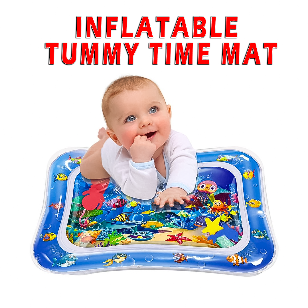 Inflatable Tummy Time Mat, Premium Baby Water Play Mat for Infants and Toddlers for 3 to 24 Months, Strengthen Your Baby's Muscles Water mat