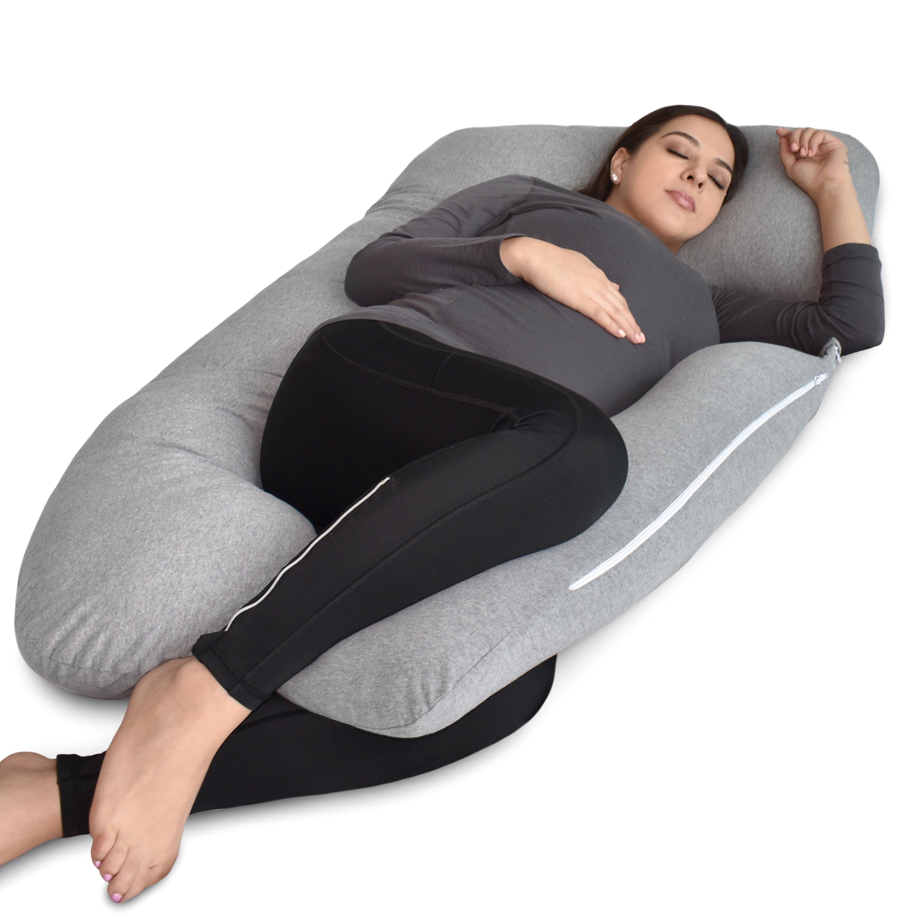 Maternity Pillow Full Body Support Pillow With Inner Ball Fiber Filled U Shaped Fine Quality Daraz.pk