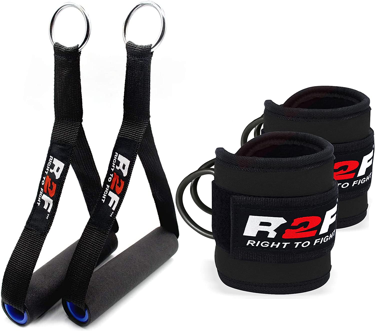 Online Shopping from Anywhere CLISPEED 2PCS Gym Ankle Strap D Ring