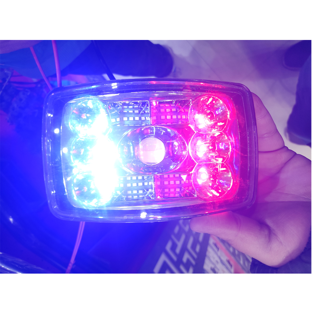 Bike Headlight 125 LED Beam Original Fitting With Dolphin Light White