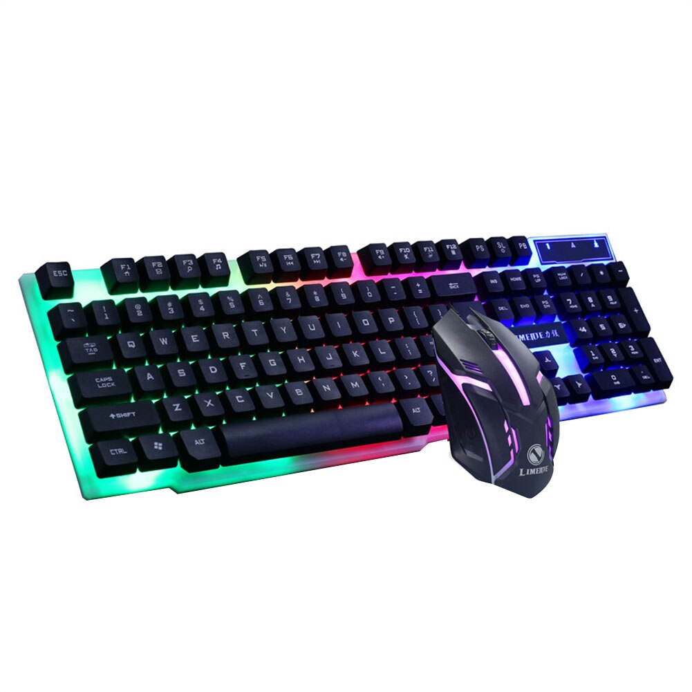 Best Gaming   Keyboard RGB - Cheap mechanical feeling, Membrane Back Light Key Board in Low Price (glowing luminous buttons) - Wired for mobile pubg Laptop PC Game