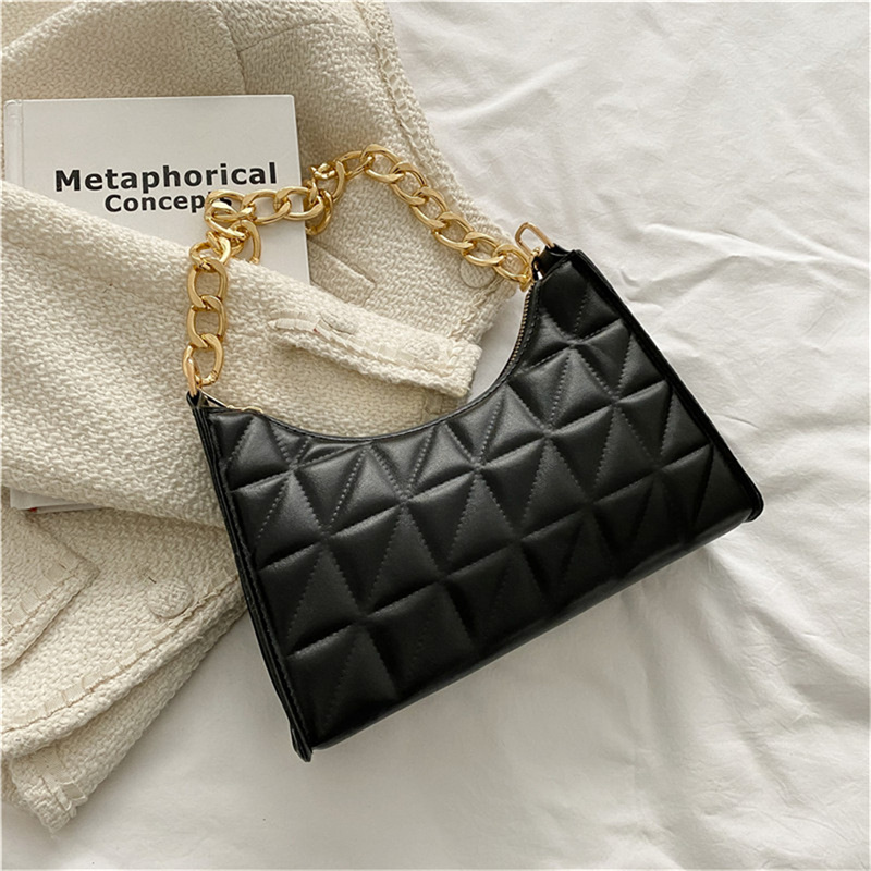 Women Diamond Shoulder Bag Trend Allmatch Chain Handbag Female Fashion