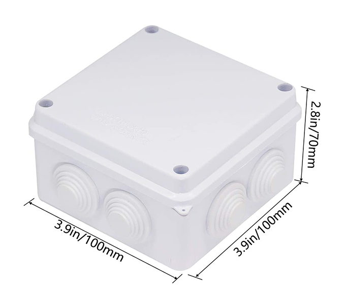 4x4 Inch / 6x4 Inch Waterproof Junction Box for CCTV Supply | Daraz.pk