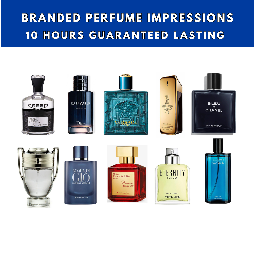 Perfume Impressions 10 Branded Fragrances for Men Aventus Creed