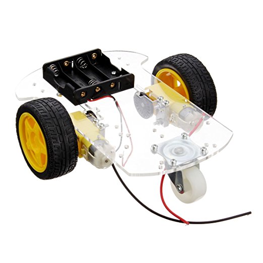 New ARDUINO 2WD Robot Smart Car Chassis Kits Full Size Base Board with Speed Encoder for Arduino 51 M26 DIY Education Robot Smart Car Kit For Student kids