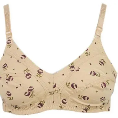 Cotton Loan Printed Comfortable Non Padded & Non Wired Bra