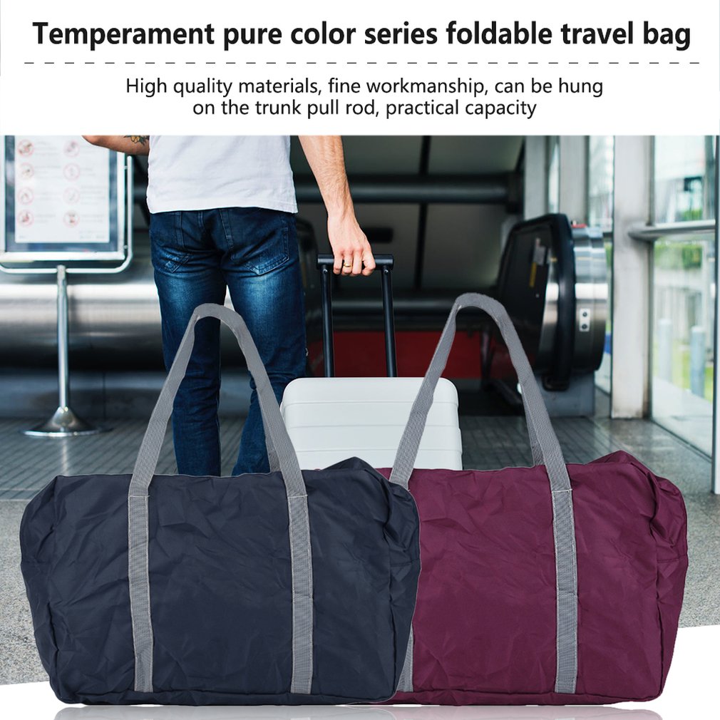 Foldable Storage Bag Waterproof Luggage Bag Travel Shopping Bag Men Women