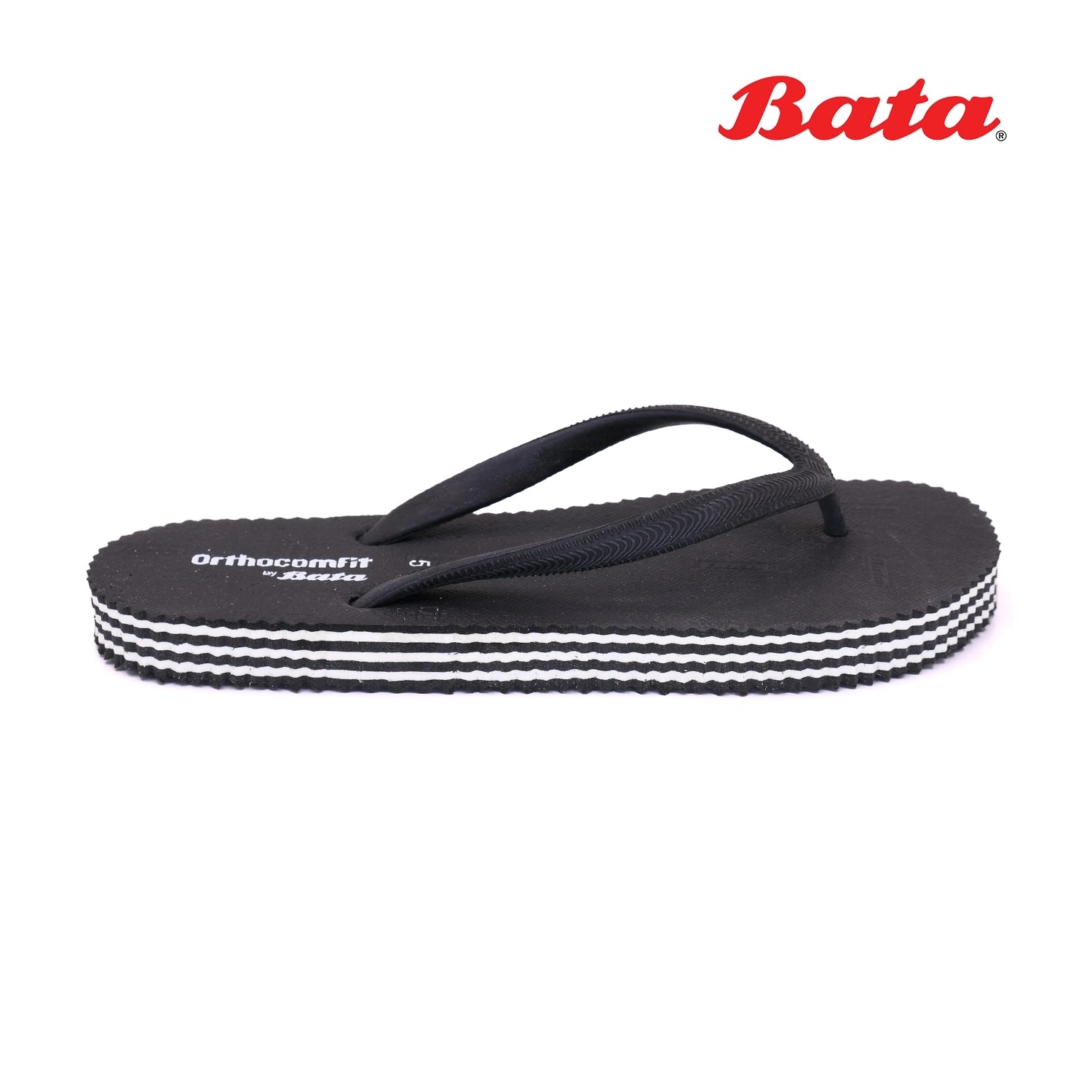 Bata - Men Black Chapal For Men - Shoes For Men