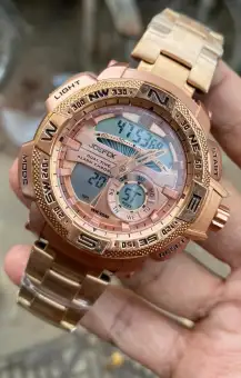 joefox gold digital watch