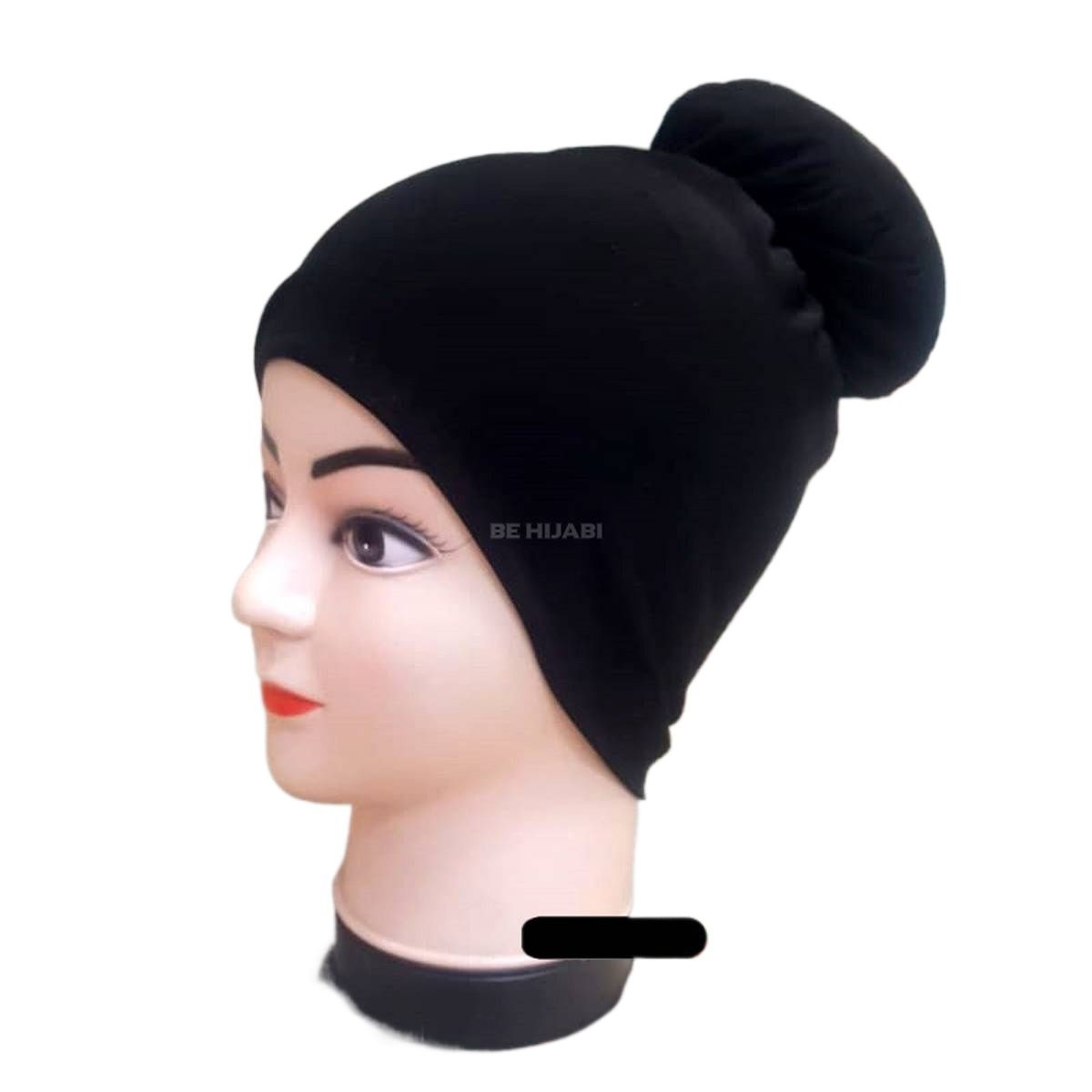 Jura Cap Black Volumizer For Woman Hat Hijab Cap - Hijab Cap For Girls