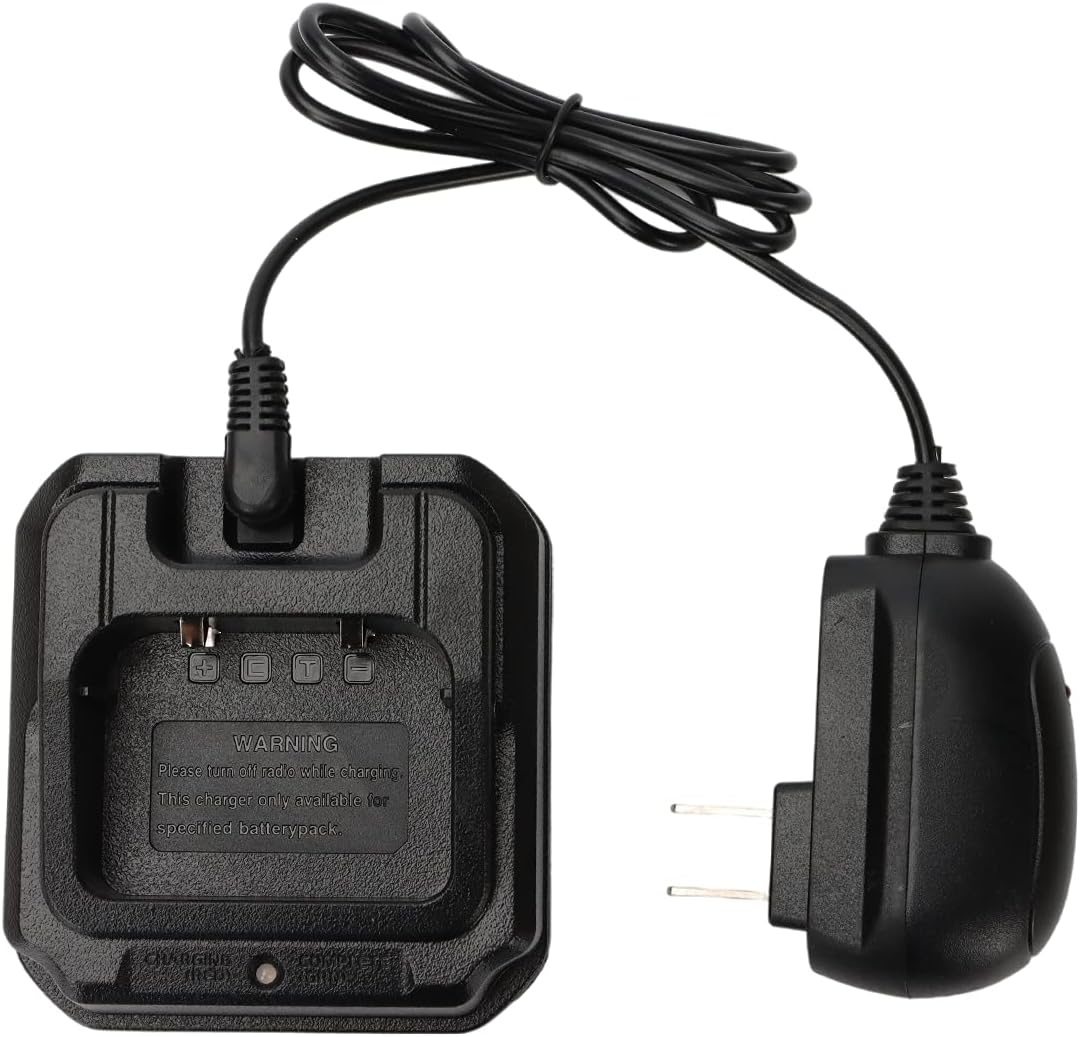 Base Chargeur Talkie-Walkie Avec Adaptateur - Modèle CHR-9700, 8.4V 400mA - Compatible BF-9700, UV-5S, UV-9R, Etc. - 2