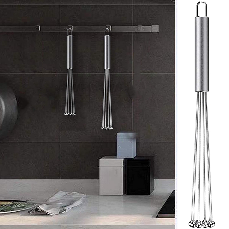 1 Pcs Stainless Steel Ball Whisk Wire Egg Whisk Set Suitable For Kitchen Cooking, Stirring, Whisking, Beating 20 1 Pcs Stainless Steel Ball Whisk Wire Egg Whisk Set Suitable For Kitchen Cooking, Stirring, Whisking, Beating